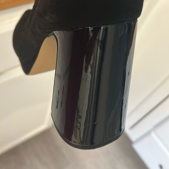 BETSEY JOHNSON Idris Dress Heel Ankle Booties Black Red Multi Plaid Size 9 M New - Picture 8 of 10